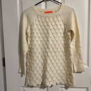 Lulumari Cream Textured Sweater